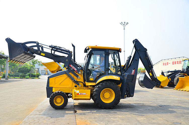 XCMG XC870K 2.5ton new mini wheel backhoe with front end loader and excavator